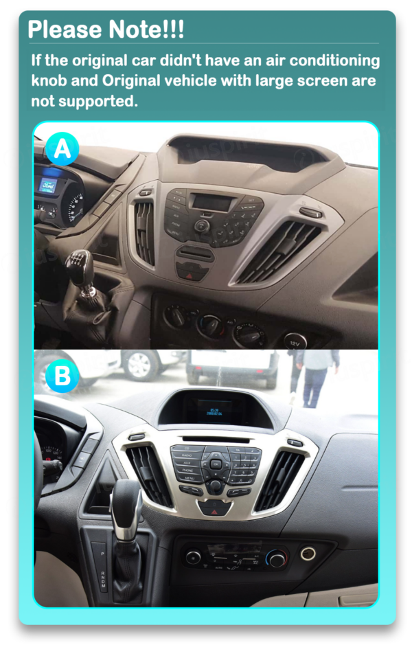 ANDROID car navigation system for Ford Transit Ford Tourneo Custom 2013-2020 CarPlay Android Car GPS USB WI-FI Bluetooth 4G LTE - Image 9