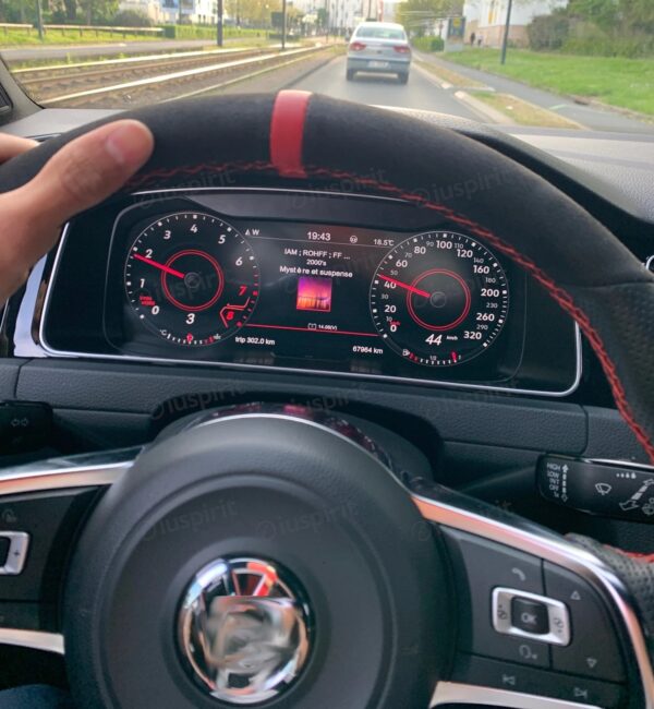 Tachimetro LCD conta KM digitale per VW Golf 7 GTI Golf R-Line Golf Sportsvan Dashboard digitale cluster - immagine 7