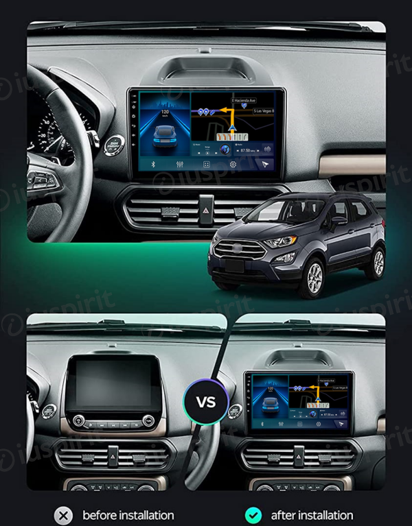 ANDROID car navigation system for Ford Ecosport 2018-2021 CarPlay Android Car GPS USB WI-FI Bluetooth 4G LTE - Image 7