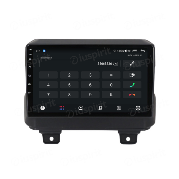 ANDROID autoradio navigatore per Jeep Wrangler 4 JL 2018 2019 CarPlay Android Auto GPS USB WI-FI Bluetooth 4G LTE - immagine 2