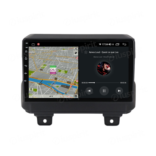 ANDROID autoradio navigatore per Jeep Wrangler 4 JL 2018 2019 CarPlay Android Auto GPS USB WI-FI Bluetooth 4G LTE - immagine 3