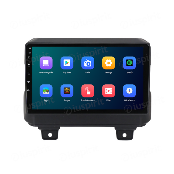 ANDROID autoradio navigatore per Jeep Wrangler 4 JL 2018 2019 CarPlay Android Auto GPS USB WI-FI Bluetooth 4G LTE - immagine 5
