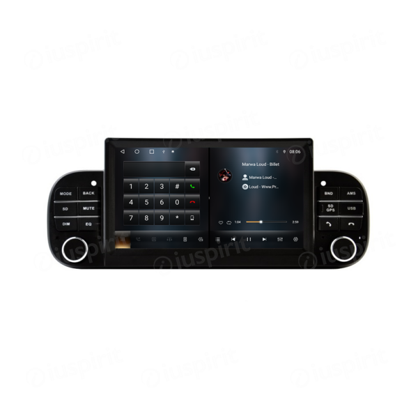 ANDROID autoradio navigatore per Fiat Panda 2013-2020 CarPlay Android Auto GPS USB WI-FI Bluetooth 4G LTE - immagine 4