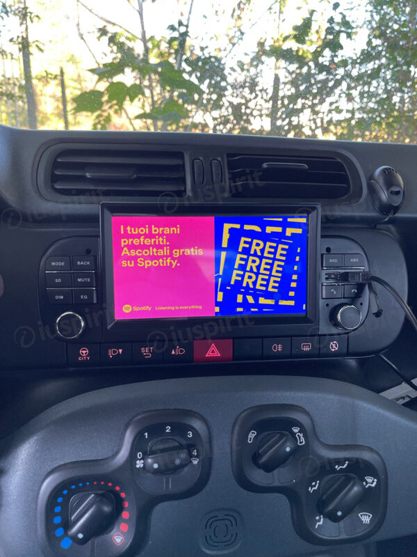 ANDROID autoradio navigatore per Fiat Panda 2013-2020 CarPlay Android Auto GPS USB WI-FI Bluetooth 4G LTE - immagine 6