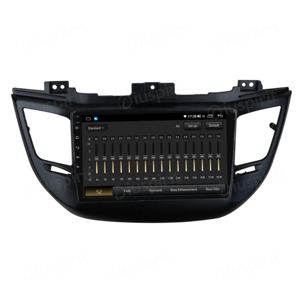 ANDROID autoradio navigatore per Hyundai Tucson 3 2015-2018 Android Auto GPS USB WI-FI Bluetooth 4G LTE colore nero - immagine 3