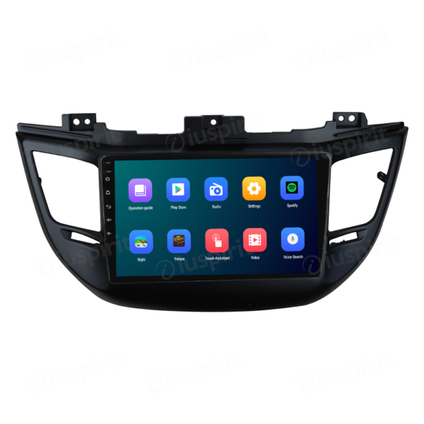 ANDROID autoradio navigatore per Hyundai Tucson 3 2015-2018 Android Auto GPS USB WI-FI Bluetooth 4G LTE colore nero - immagine 5