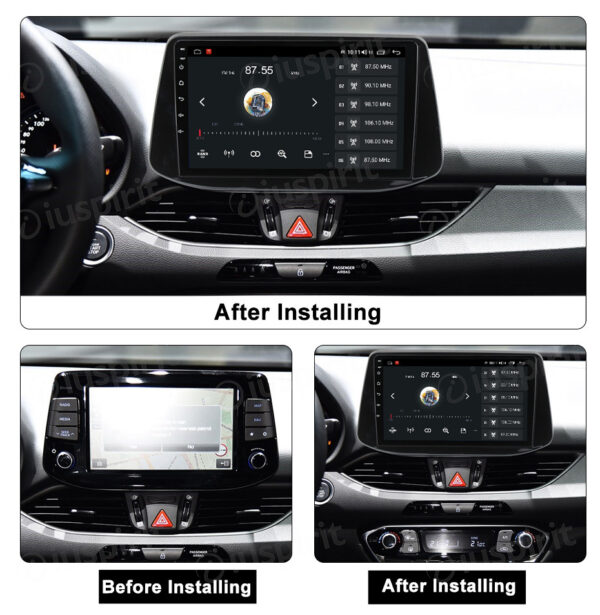 ANDROID autoradio navigatore per Hyundai i30 2018 Android Auto GPS USB WI-FI Bluetooth 4G LTE - immagine 6