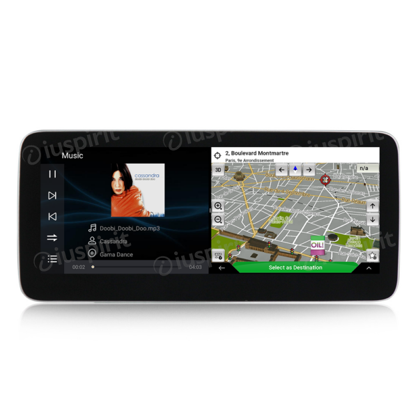 ANDROID navigatore per Mercedes classe G W461 W463 10.25 pollici 4GB RAM 64GB ROM Octa-Core CarPlay Android Auto Bluetooth GPS WI-FI - immagine 4