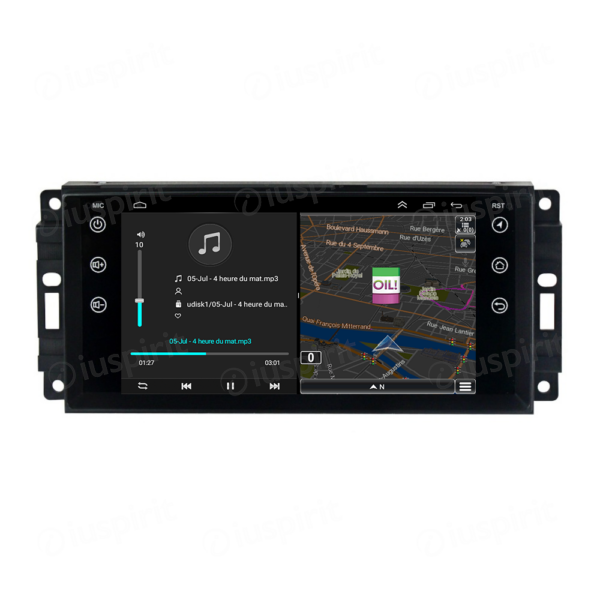 ANDROID car navigation system for Jeep Grand Cherokee Compass Patriot Chrysler Dodge Car Play Android Auto GPS WI-FI USB Bluetooth MirrorLink - Image 3