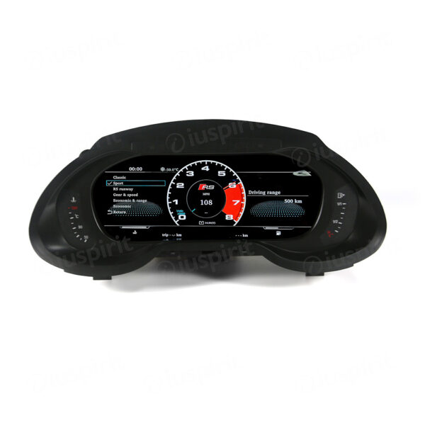 LCD digital KM counter tachometer for Audi A4 2009-2016 Dashboard digital cluster