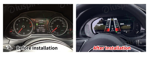 LCD digital KM counter tachometer for Audi A4 2009-2016 Dashboard digital cluster - Image 8