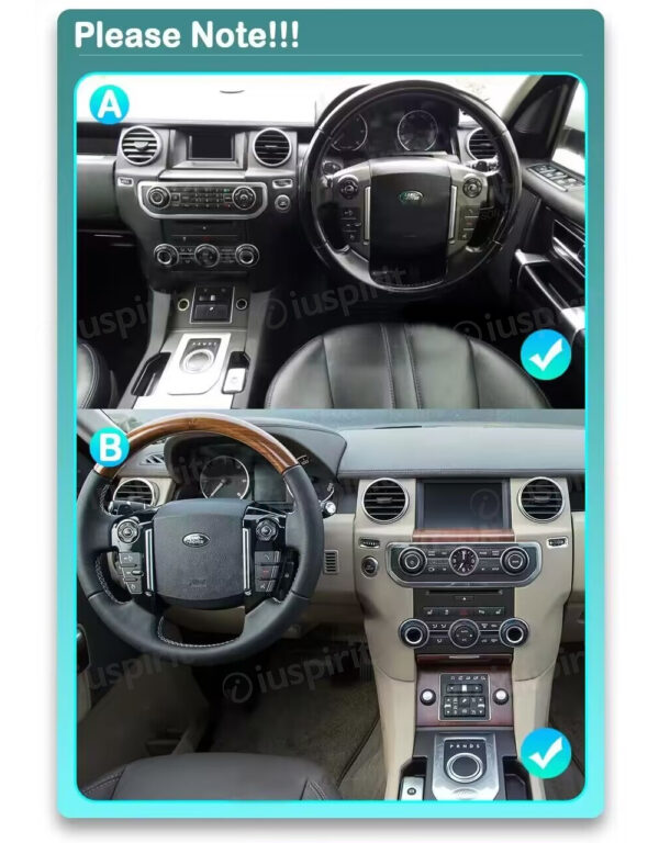 ANDROID autoradio navigatore per Land Rover Discovery 4 L319 CarPlay Android Auto GPS USB WI-FI Bluetooth 4G LTE - immagine 7