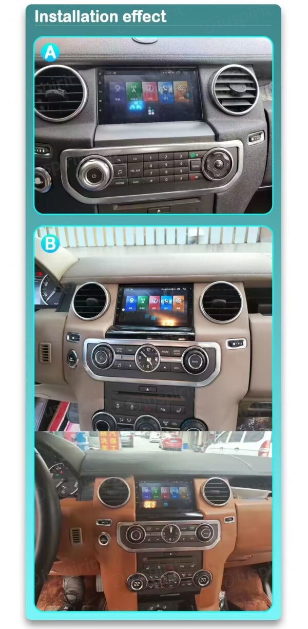 ANDROID autoradio navigatore per Land Rover Discovery 4 L319 CarPlay Android Auto GPS USB WI-FI Bluetooth 4G LTE - immagine 8