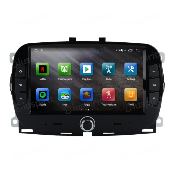 ANDROID car radio navigator for Fiat 500 2016 2017 2018 2019 CarPlay Android Auto GPS USB WI-FI Bluetooth 4G LTE - Image 5