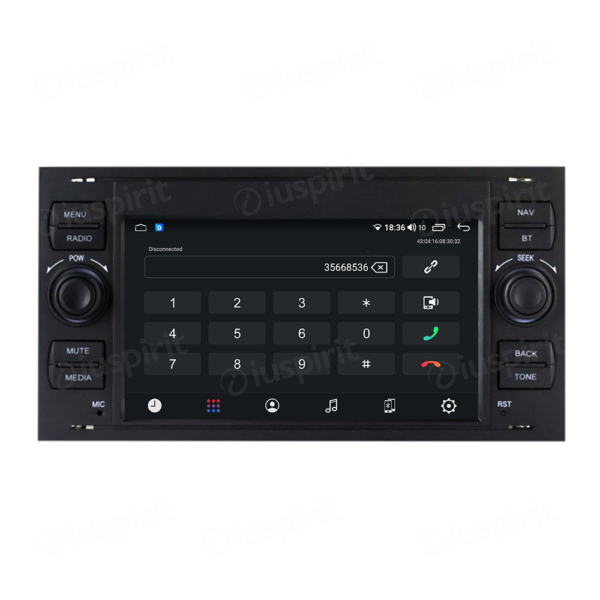 ANDROID autoradio navigatore per Ford Fiesta Transit Focus Mondeo S-Max C-Max Galaxy Fusion Kuga CarPlay Android Auto GPS USB WI-FI Bluetooth 4G LTE - immagine 2