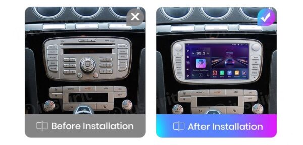 ANDROID car navigation system for Ford Mondeo Ford Galaxy Ford Focus Ford S-Max Ford C-Max Android Car GPS USB WI-FI Bluetooth 4G LTE - Image 6