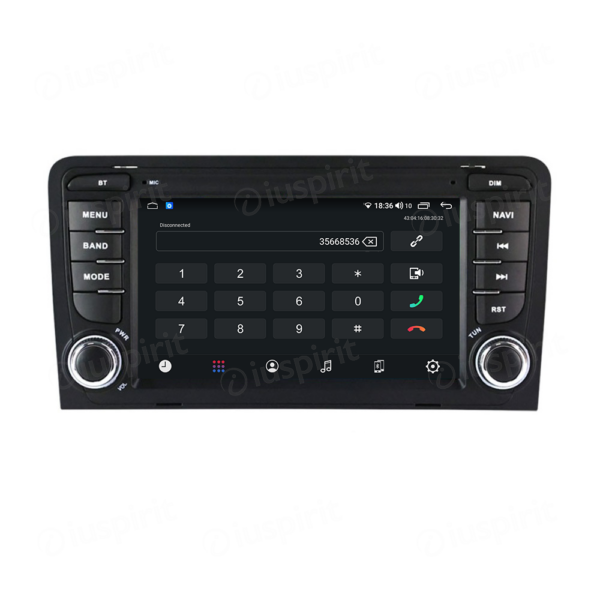ANDROID car navigation system for Audi A3 Audi S3 2002-2012 Car GPS USB WI-FI Bluetooth 4G LTE - Image 2