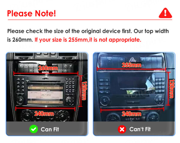 ANDROID autoradio navigatore per Mercedes classe C W203 C220 C230 C240 C280 Mercedes classe CLK W209 CLK200 CLK220 CLK 240 Mercedes classe CLC W203 W467 A209 W219 Android Auto GPS USB WI-FI Bluetooth 4G LTE - immagine 7