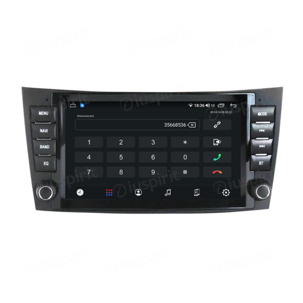 ANDROID autoradio navigatore per Mercedes classe E W211 Mercedes classe G W463 Mercedes classe CLS W219 E200 E220 E240 E270 E280 E300 Android Auto GPS USB WI-FI Bluetooth 4G LTE - immagine 2