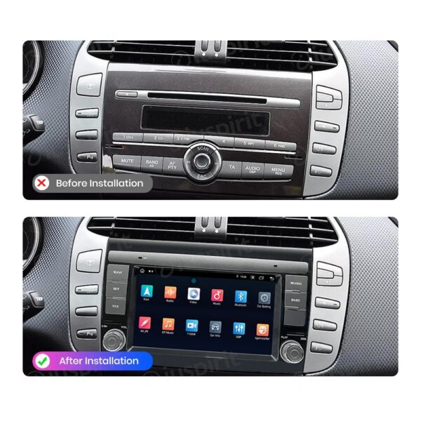 ANDROID car radio navigator for Fiat Bravo 2007 - 2014 CarPlay Android Auto GPS USB WI-FI Bluetooth 4G LTE - Image 7