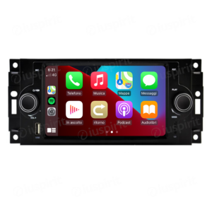 ANDROID car radio navigator for Jeep Compass Commander Grand Cherokee Wrangler Chrysler 300 C Chrysler Pacifica Dodge Ram Dodge CarPlay Android Auto GPS USB WI-FI Bluetooth 4G LTE