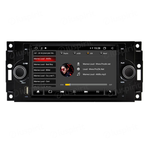 ANDROID car radio navigator for Jeep Compass Commander Grand Cherokee Wrangler Chrysler 300 C Chrysler Pacifica Dodge Ram Dodge CarPlay Android Auto GPS USB WI-FI Bluetooth 4G LTE - Image 5