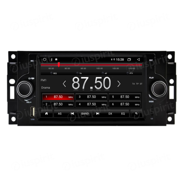 ANDROID car radio navigator for Jeep Compass Commander Grand Cherokee Wrangler Chrysler 300 C Chrysler Pacifica Dodge Ram Dodge CarPlay Android Auto GPS USB WI-FI Bluetooth 4G LTE - Image 6