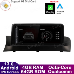 ANDROID navigatore per BMW X3 F25 BMW X4 F26 2014-2016 Sistema NBT 10.25 pollici CarPlay Android Auto WI-FI GPS 4G LTE Bluetooth 4GB RAM 64GB ROM