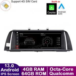 ANDROID navigator for BMW 5 Series F10 F11 2011-2012 Original System CIC 10.25 inch WI-FI GPS 4G LTE Bluetooth MirrorLink 4GB RAM 64GB ROM