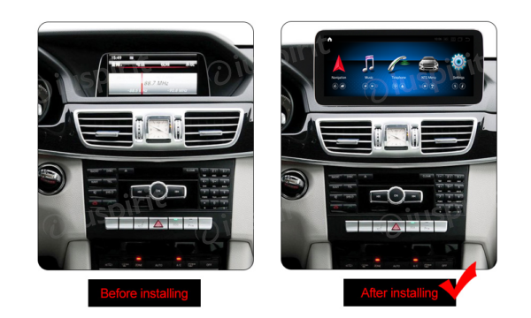ANDROID navigator for Mercedes E-Class W212 E200 E230 E260 E300 S212 2013-2014 NTG 4.5 10.25 inch 4GB RAM 64GB ROM Octa-Core CarPlay Android Auto Bluetooth GPS WI-FI - Image 11