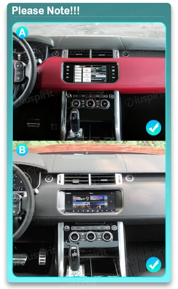 ANDROID autoradio navigatore per Land Rover Range Rover Sport 2013-2020 CarPlay Android Auto GPS USB WI-FI Bluetooth 4G LTE - immagine 5
