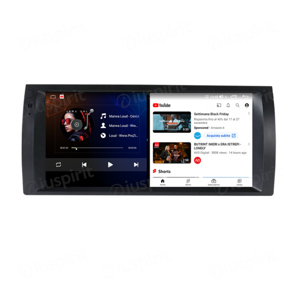 ANDROID autoradio navigatore per BMW E39 BMW X5 E53 BMW M5 BMW E38 Android Auto GPS USB WI-FI Bluetooth 4G LTE - immagine 3