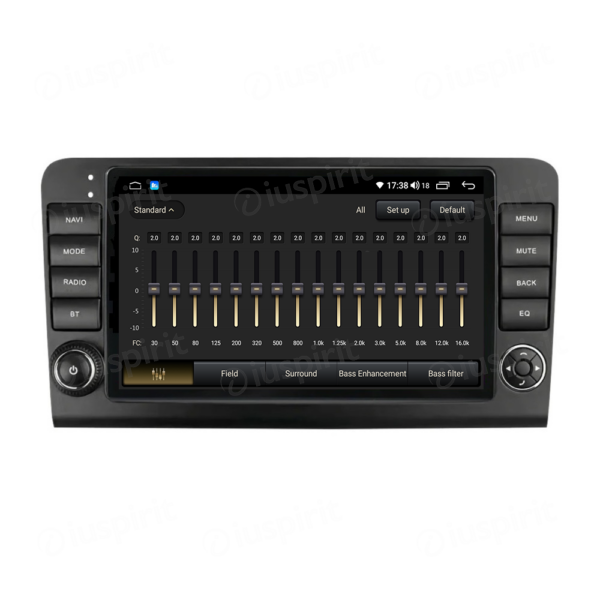 ANDROID autoradio navigatore per Mercedes classe ML W164 ML300 ML350 ML450 ML500 Mercedes classe GL X164 GL320 CarPlay Android Auto GPS USB WI-FI Bluetooth 4G LTE - immagine 3