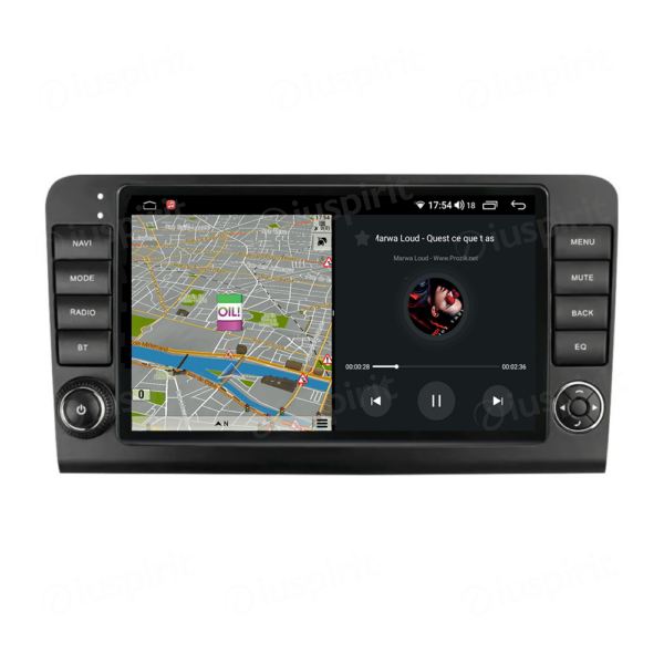 ANDROID autoradio navigatore per Mercedes classe ML W164 ML300 ML350 ML450 ML500 Mercedes classe GL X164 GL320 CarPlay Android Auto GPS USB WI-FI Bluetooth 4G LTE - immagine 4