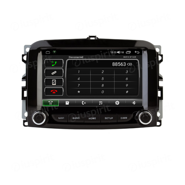 ANDROID autoradio navigatore per Fiat 500L 2012 - 2017 CarPlay Android Auto GPS USB WI-FI Bluetooth 4G LTE - immagine 2