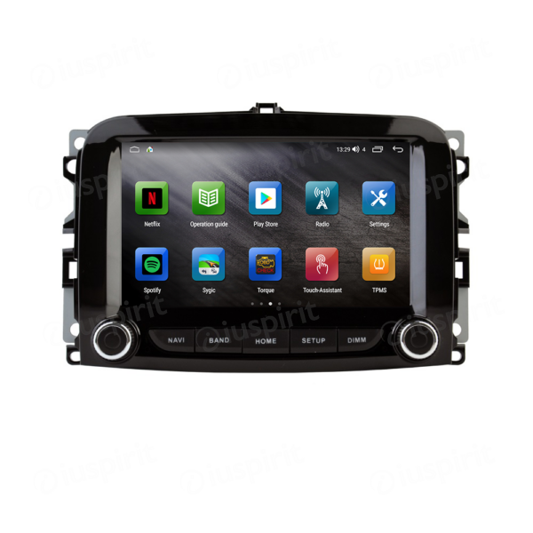 ANDROID autoradio navigatore per Fiat 500L 2012 - 2017 CarPlay Android Auto GPS USB WI-FI Bluetooth 4G LTE - immagine 5