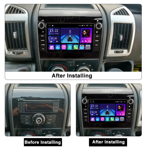 ANDROID car navigation system for Fiat Ducato Citroen Jumper Peugeot Boxer CarPlay Android Car GPS USB WI-FI Bluetooth 4G LTE - Image 7