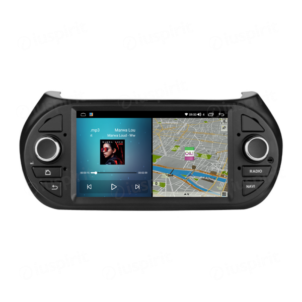 ANDROID car radio navigator for Fiat Fiorino Fiat Qubo Citroen Nemo Peugeot Bipper CarPlay Android Auto GPS USB WI-FI Bluetooth 4G LTE - Image 3