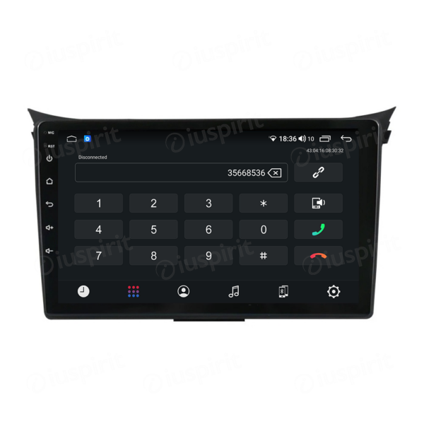 ANDROID car navigation system for Hyundai I30 Elantra GT 2012-2017 CarPlay Android Auto GPS USB WI-FI Bluetooth 4G LTE - Image 2