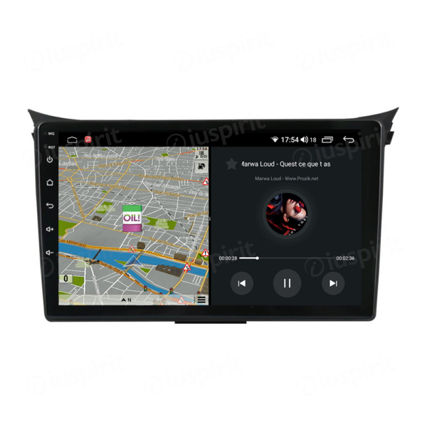 ANDROID car navigation system for Hyundai I30 Elantra GT 2012-2017 CarPlay Android Auto GPS USB WI-FI Bluetooth 4G LTE - Image 3