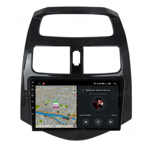 ANDROID autoradio navigatore per Chevrolet Spark 2010-2014 CarPlay Android Auto GPS USB WI-FI Bluetooth 4G LTE - immagine 4