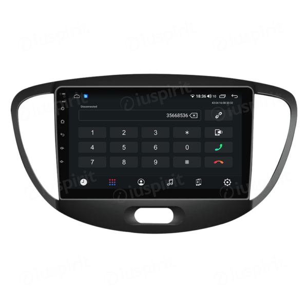 ANDROID autoradio navigatore per Hyundai i10 2007-2013 CarPlay Android Auto GPS USB WI-FI Bluetooth 4G LTE - immagine 2