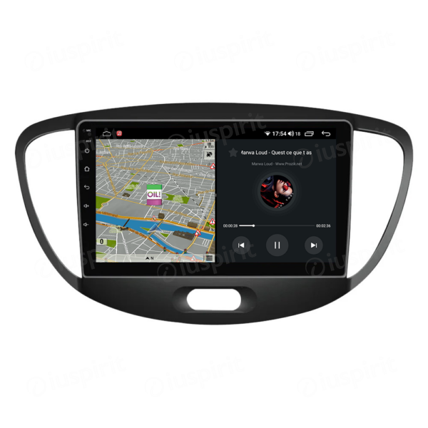 ANDROID autoradio navigatore per Hyundai i10 2007-2013 CarPlay Android Auto GPS USB WI-FI Bluetooth 4G LTE - immagine 4