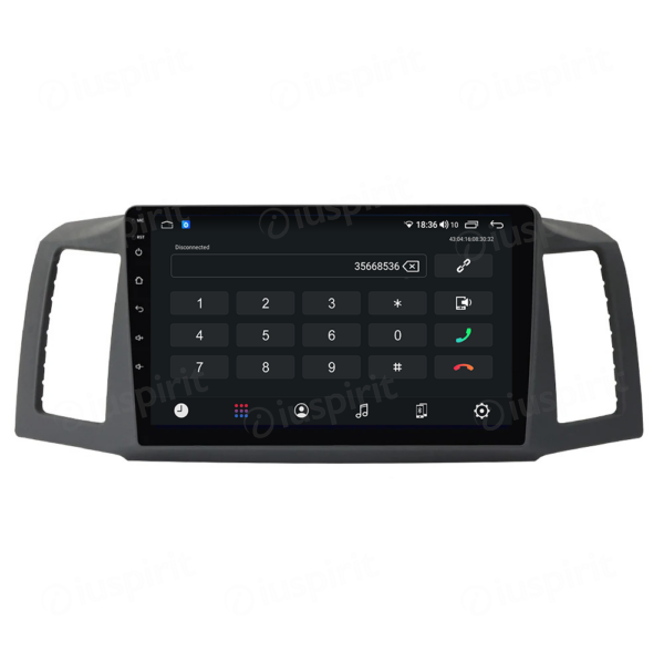 ANDROID autoradio navigatore per Jeep Grand Cherokee WK 2004-2007 CarPlay Android Auto GPS USB WI-FI Bluetooth 4G LTE - immagine 2