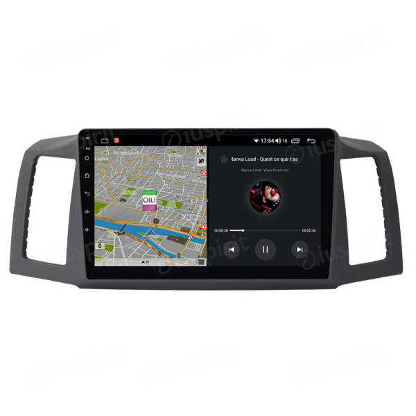 ANDROID autoradio navigatore per Jeep Grand Cherokee WK 2004-2007 CarPlay Android Auto GPS USB WI-FI Bluetooth 4G LTE - immagine 3