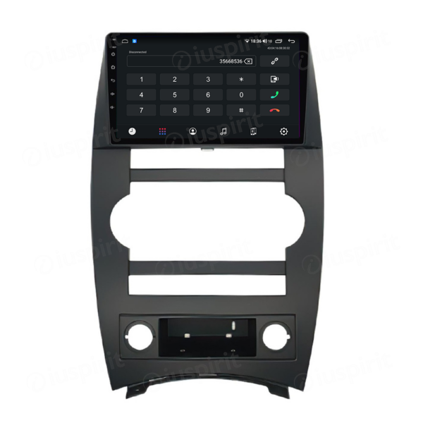 ANDROID autoradio navigatore per Jeep Grand Cherokee Jeep Commander 2008-2009 CarPlay Android Auto GPS USB WI-FI Bluetooth 4G LTE - immagine 2