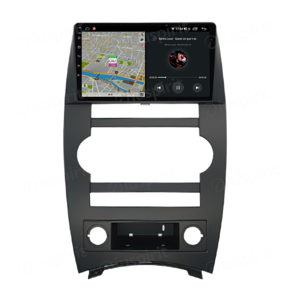 ANDROID autoradio navigatore per Jeep Grand Cherokee Jeep Commander 2008-2009 CarPlay Android Auto GPS USB WI-FI Bluetooth 4G LTE - immagine 4