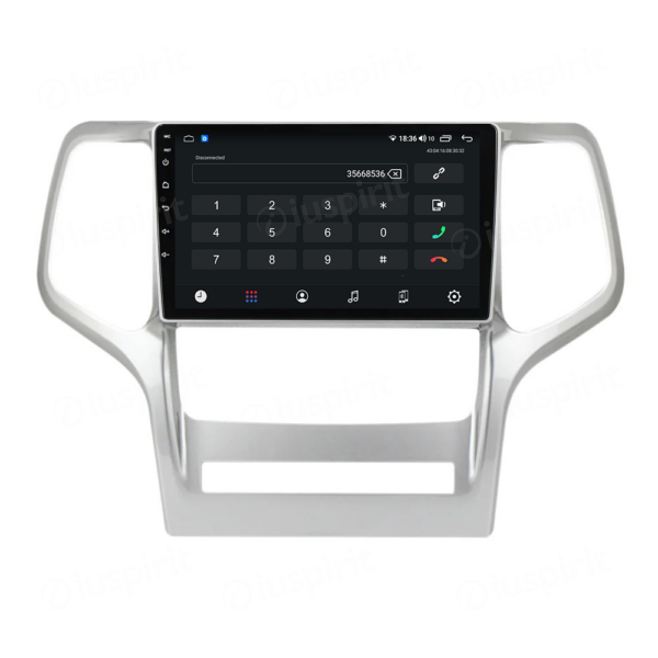 ANDROID autoradio navigatore per Jeep Grand Cherokee WK2 2010-2013 CarPlay Android Auto GPS USB WI-FI Bluetooth 4G LTE - immagine 2