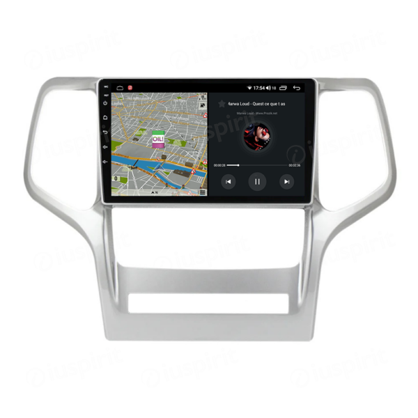 ANDROID autoradio navigatore per Jeep Grand Cherokee WK2 2010-2013 CarPlay Android Auto GPS USB WI-FI Bluetooth 4G LTE - immagine 3