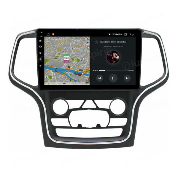 ANDROID autoradio navigatore per Jeep Grand Cherokee WK2 2014-2022 CarPlay Android Auto GPS USB WI-FI Bluetooth 4G LTE - immagine 4